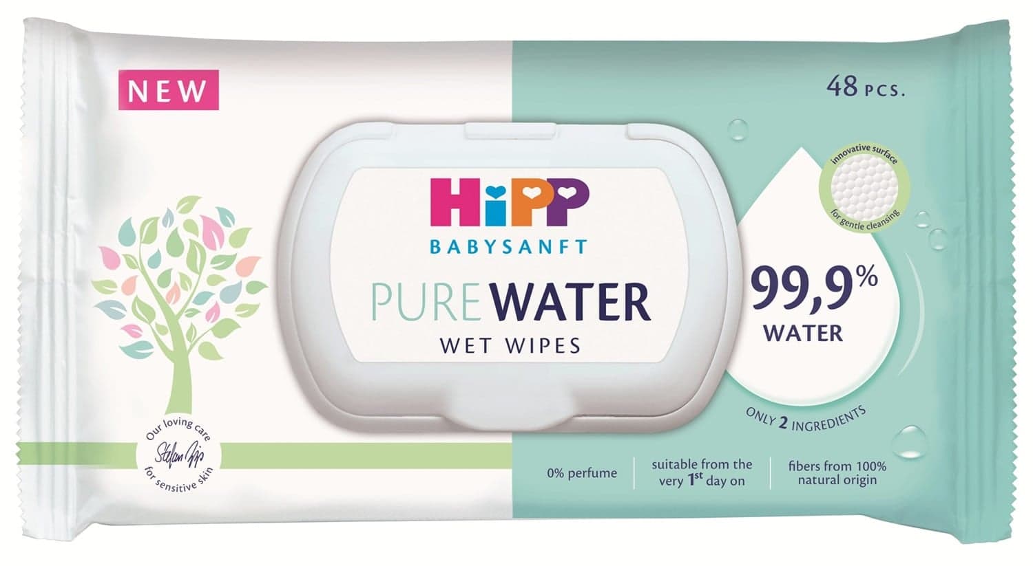 HiPP Babysanft Čistící vlhčené ubrousky Soft & Pur
