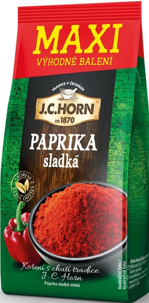 J. C. Horn Paprika sladká mletá MAXI balení