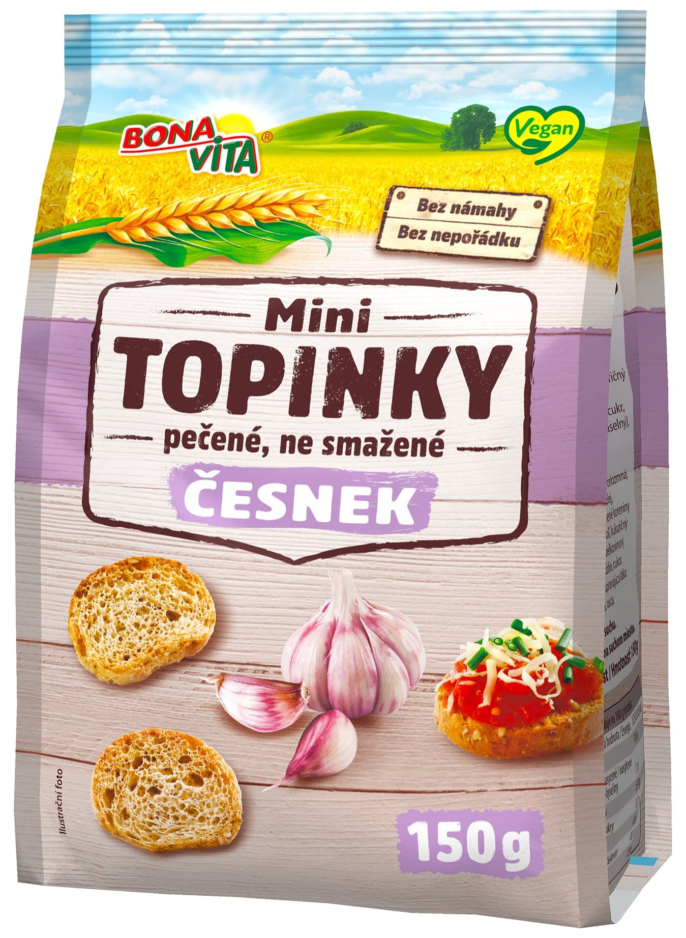 Bonavita Mini topinky s česnekovou příchutí