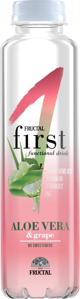 Fructal  Voda Aloe vera a hrozny 500 ml