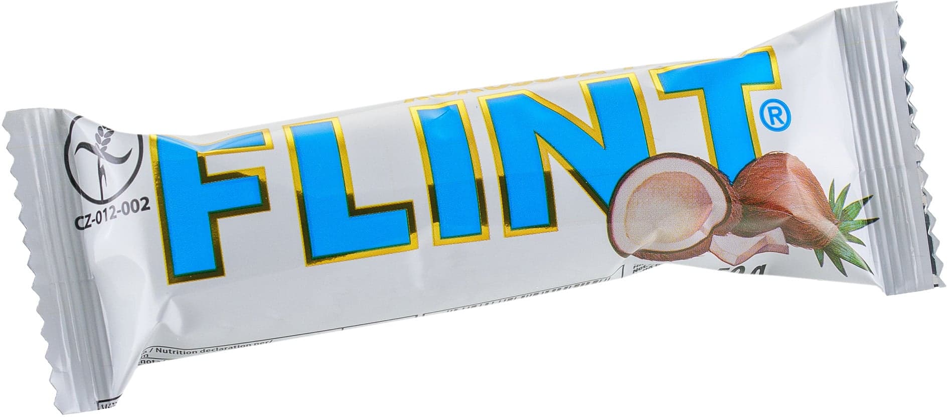 Flint kokosová tyčinka s bílou polevou 50 g