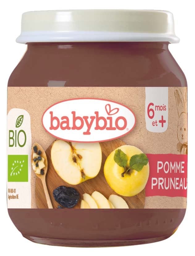 Babybio BIO Jablko a sušené švestky