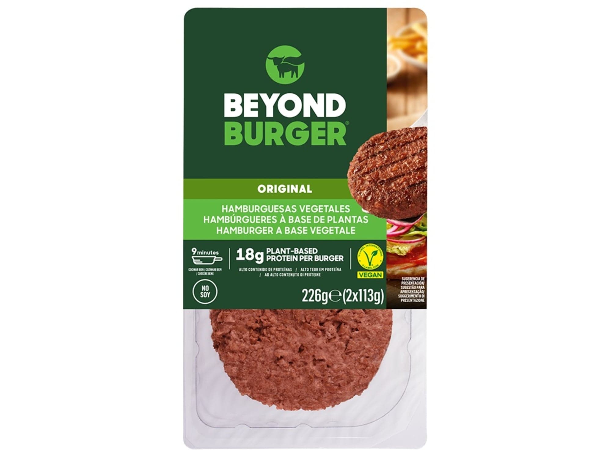 Beyond Meat Beyond burger, 2 ks (mražené) 226 g