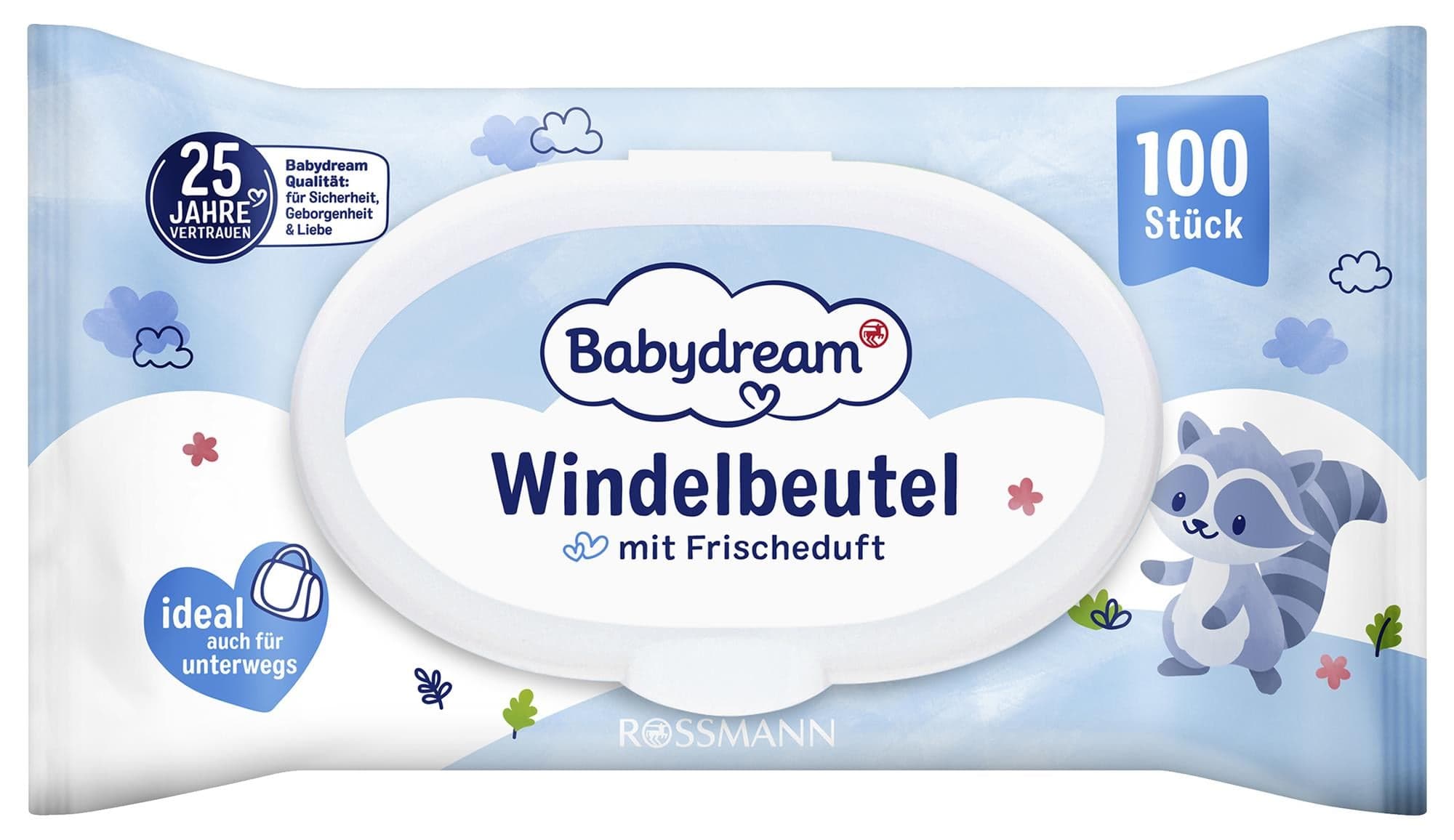 Babydream Sáčky na pleny se svěží vůní
