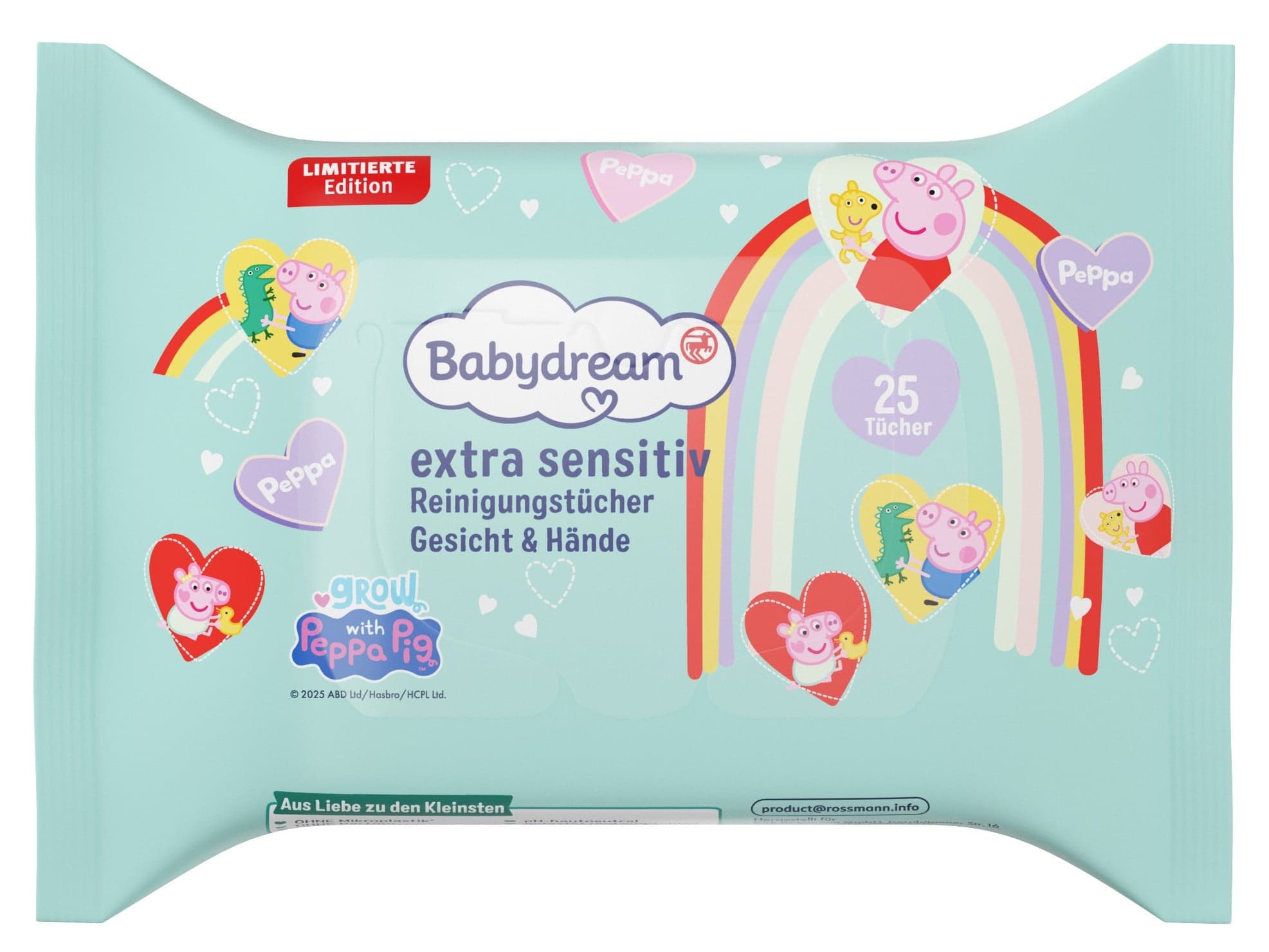 Babydream Vlhčené ubrousky na obličej a ruce