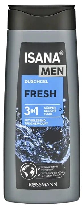 ISANA Men Fresh sprchový gel 3v1