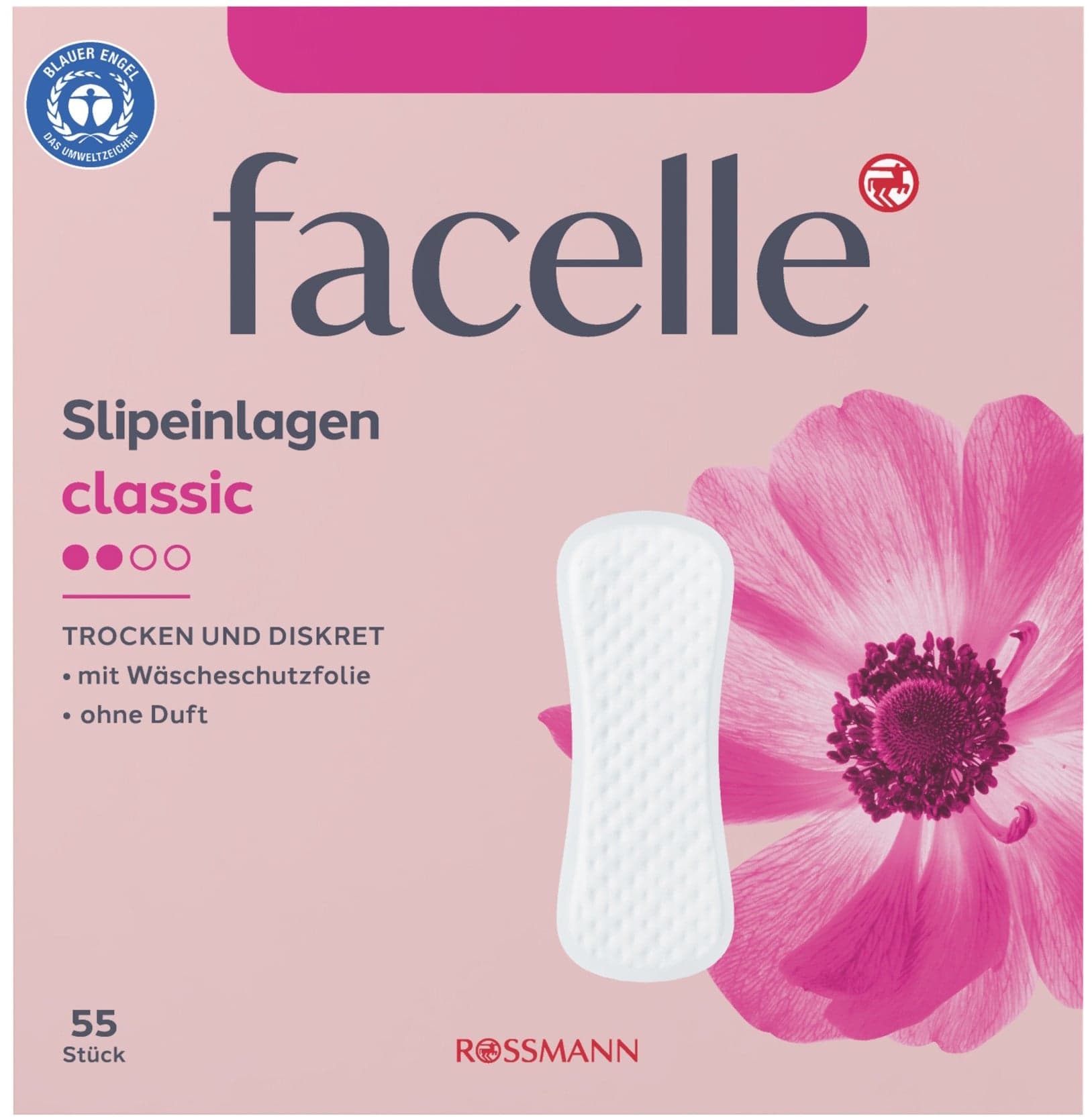 Facelle Classic slipové vložky 55 ks