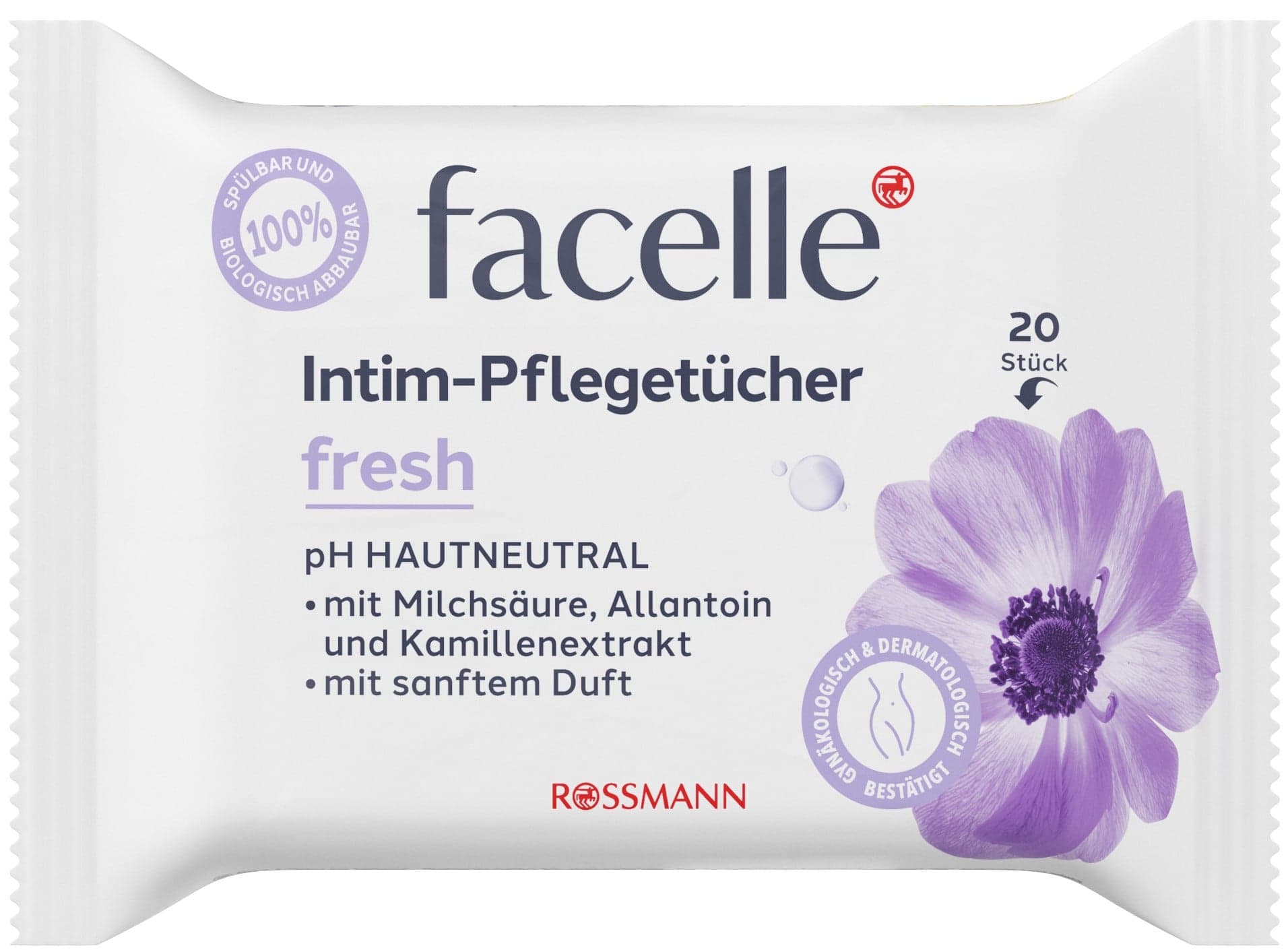 Facelle Vlhčené ubrousky pro intimní hygienu