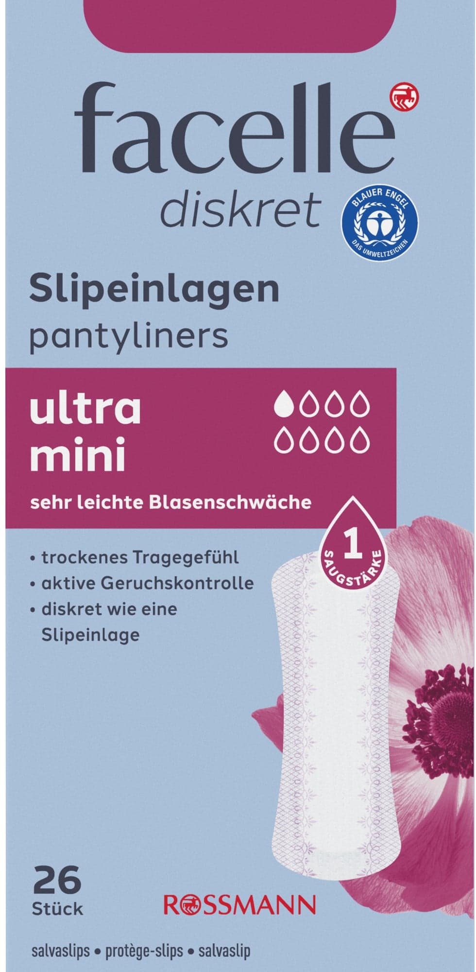 Facelle Ultra Mini diskrétní inkontinenční vložky