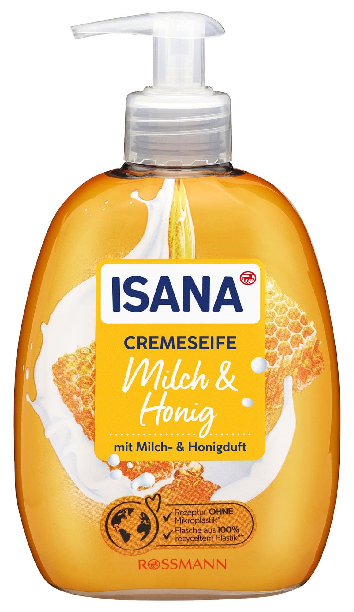 ISANA Tekuté mýdlo na ruce mléko & med