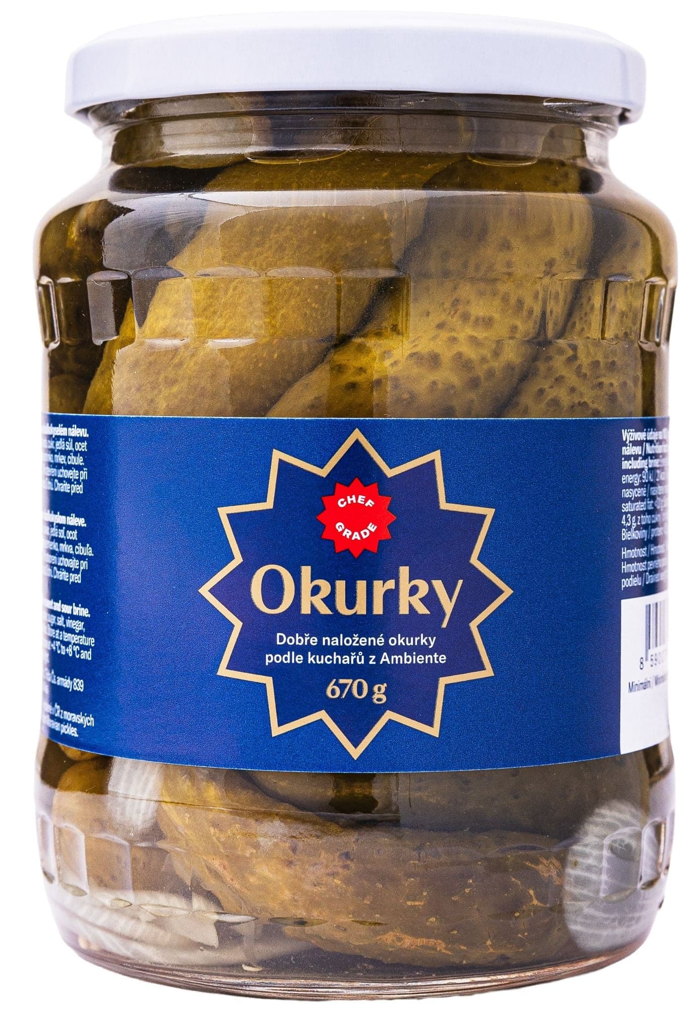 Chef Grade okurky (dříve Naše) 360 g