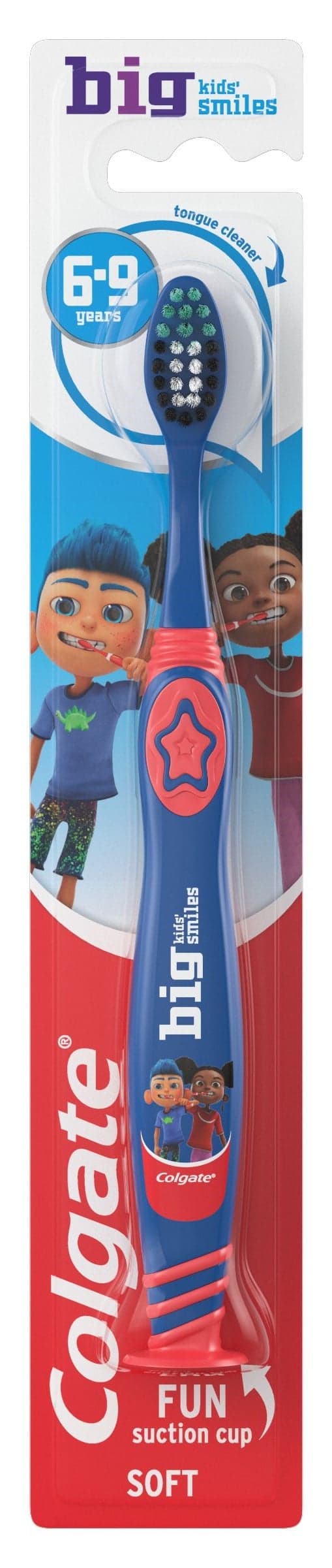 Colgate Big Kids Smiles dětský zubní kartáček pro děti 6–9 let 1 ks