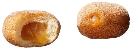 Mini koblížek s jablečnou náplní se skořicí