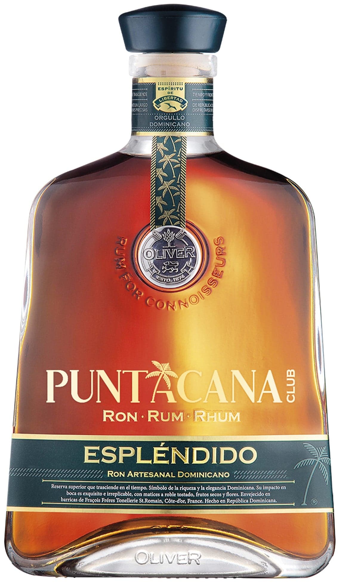 Puntacana Club Esplendido rum 38% obj. Oliver 0,7 l