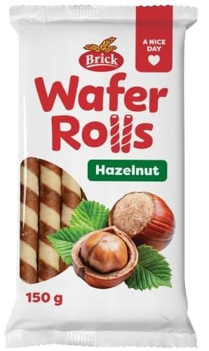 Brick Trubičky s lískovým oříškem