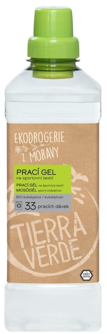 Tierra Verde Prací gel na sportovní textil s BIO eukalyptovou silicí (1 l)