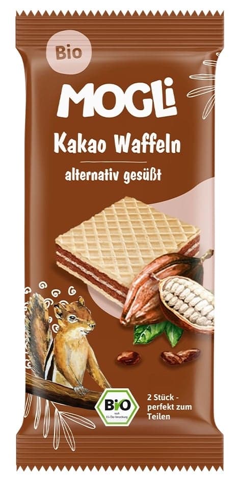 Mogli BIO Kakaové oplatky 15 g