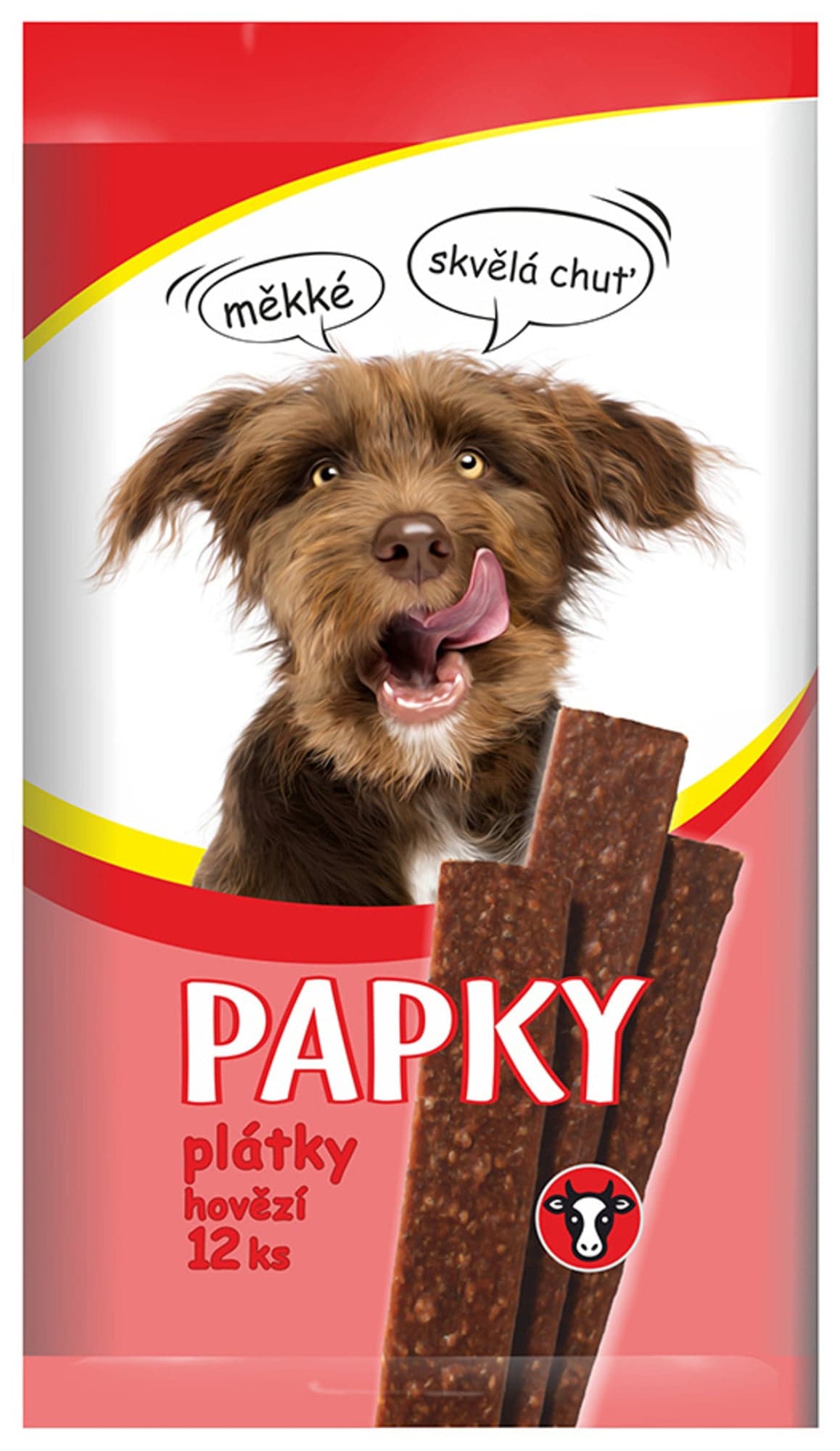 Akinu Papky hovězí plátky pamlsek pro psy
