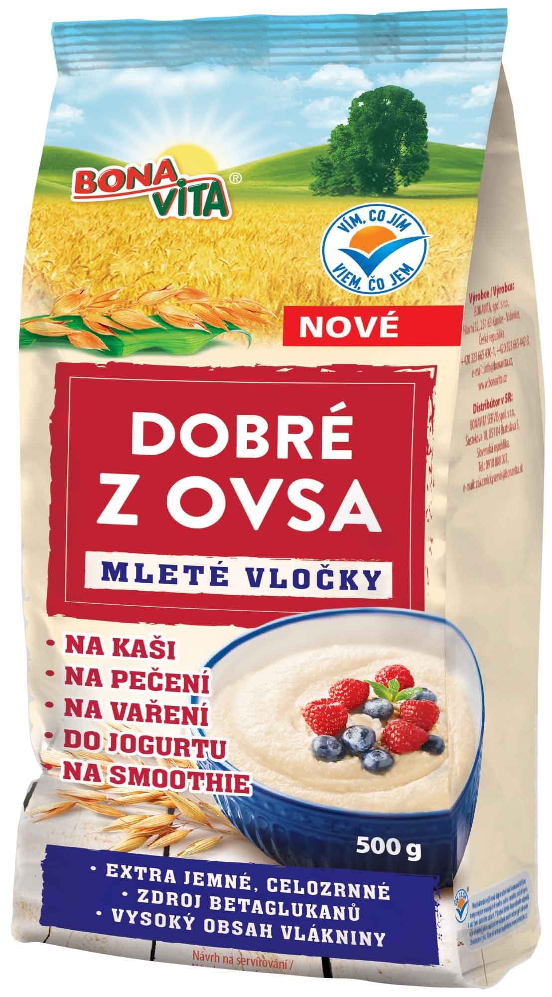 Bonavita Mleté ovesné vločky