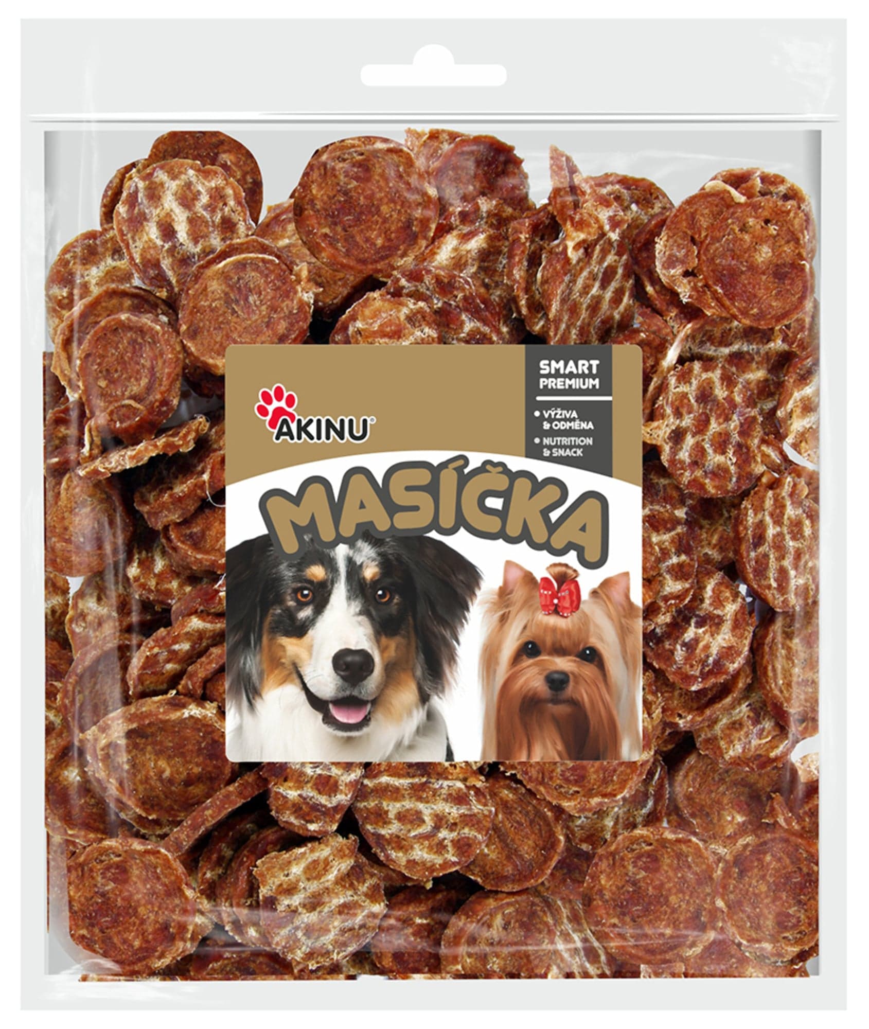 Akinu Masíčka Kachní chipsy pamlsek pro psy