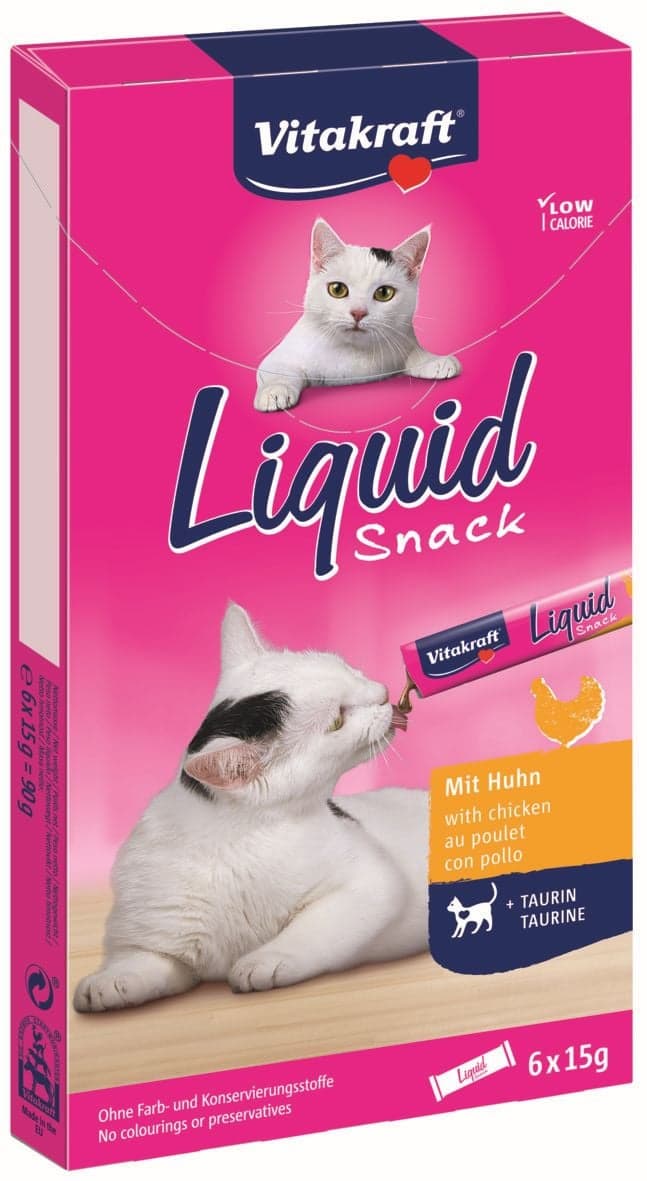 Vitakraft Liquid Snack Tekutý pamlsek pro kočky s kuřecím