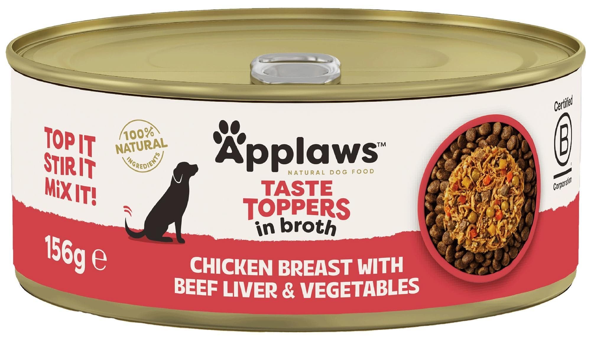 Applaws Dog konzerva kuře s játry pro psy 156 g