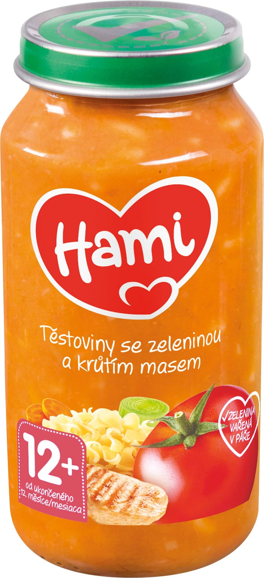 Hami Příkrm těstoviny se zeleninou a krůtím masem