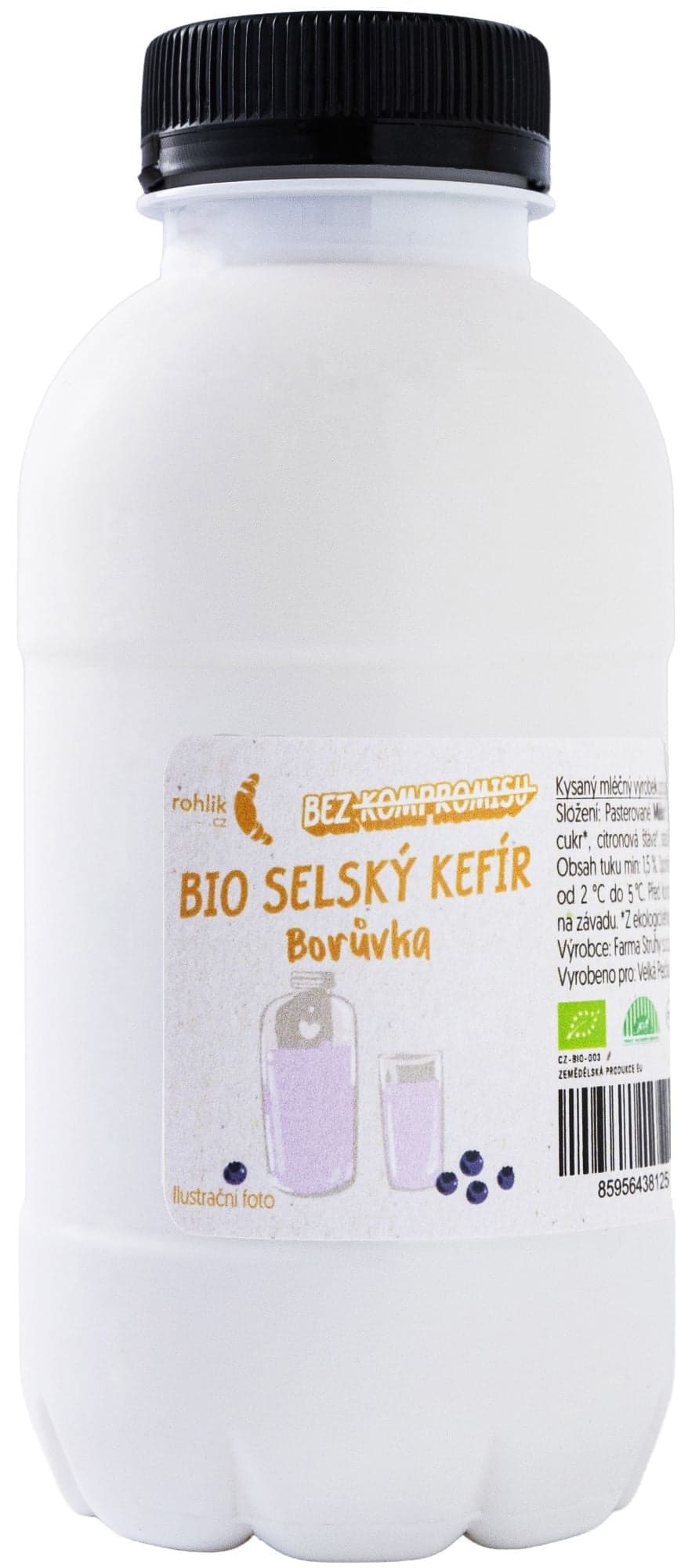 BIO Selský kefír borůvka