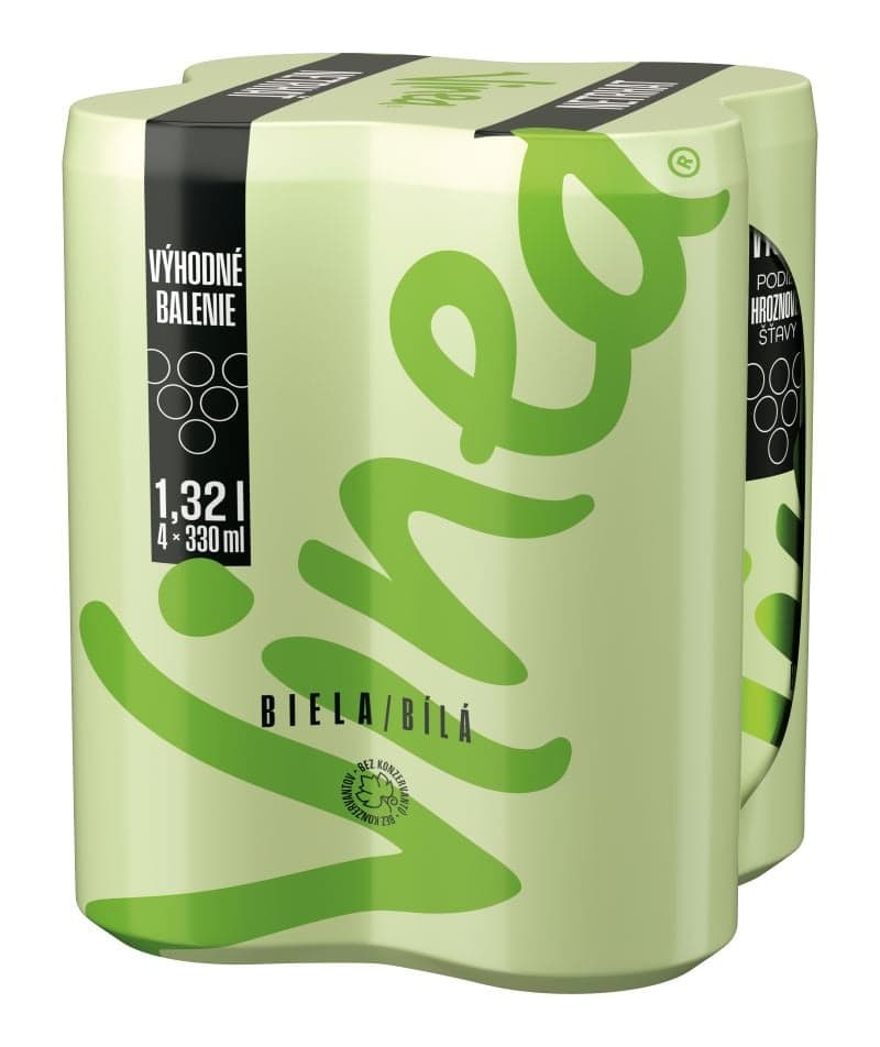 Vinea limonáda bílá 4×0,33 l plech