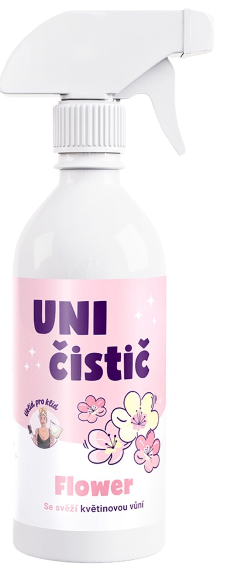 Úklid pro klid Univerzální čistič flower v rozprašovači