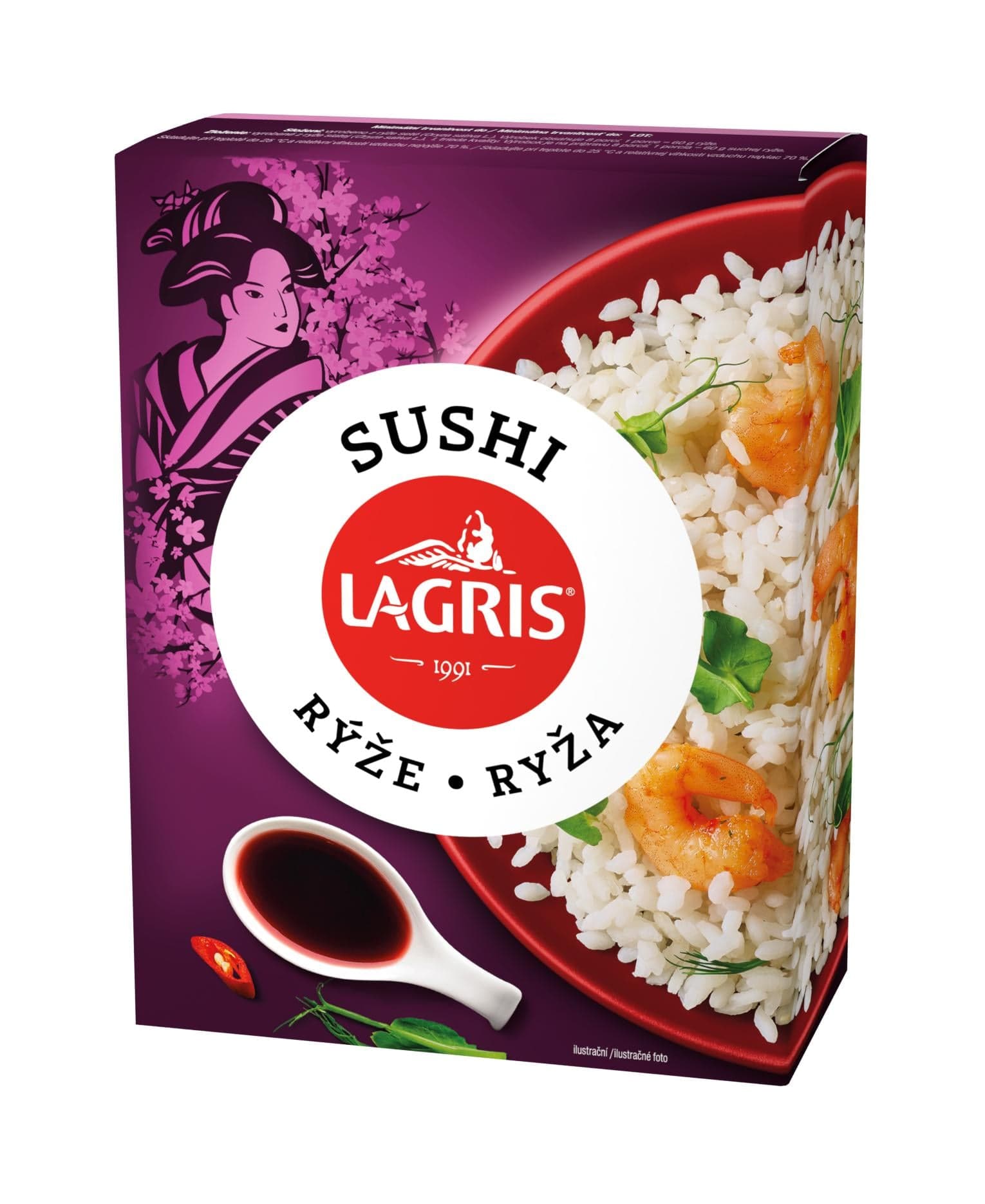 Lagris Rýže kulatozrnná loupaná Sushi