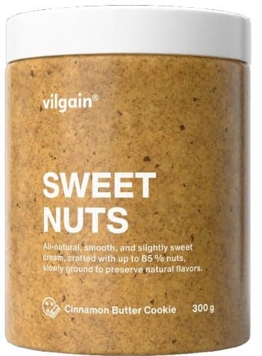 Vilgain Sweet Nuts Ořechový krém skořicovo–máslová sušenka
