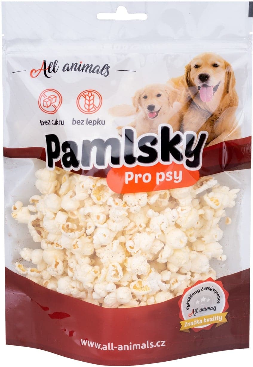 All Animals Popcorn s příchutí hovězího masa pro psy 25 g