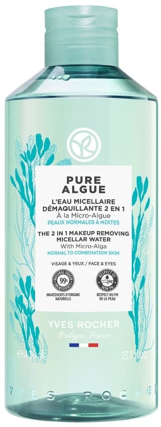 Yves Rocher Pure Algue odličovací micelární voda 2v1