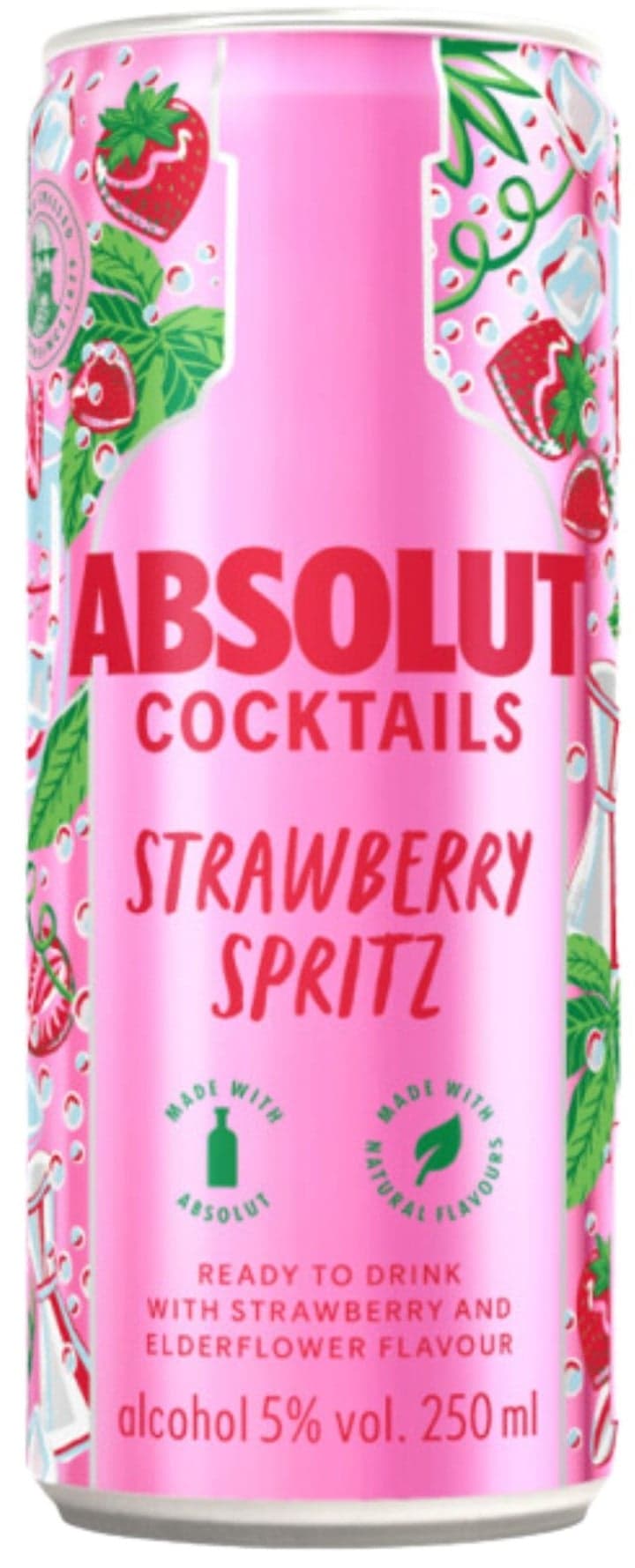 Absolut Cocktail Strawberry Spritz 5% obj. plech