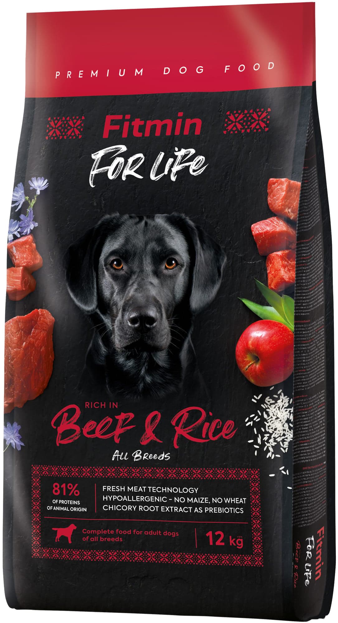 Fitmin For Life Beef & Rice krmivo pro psy