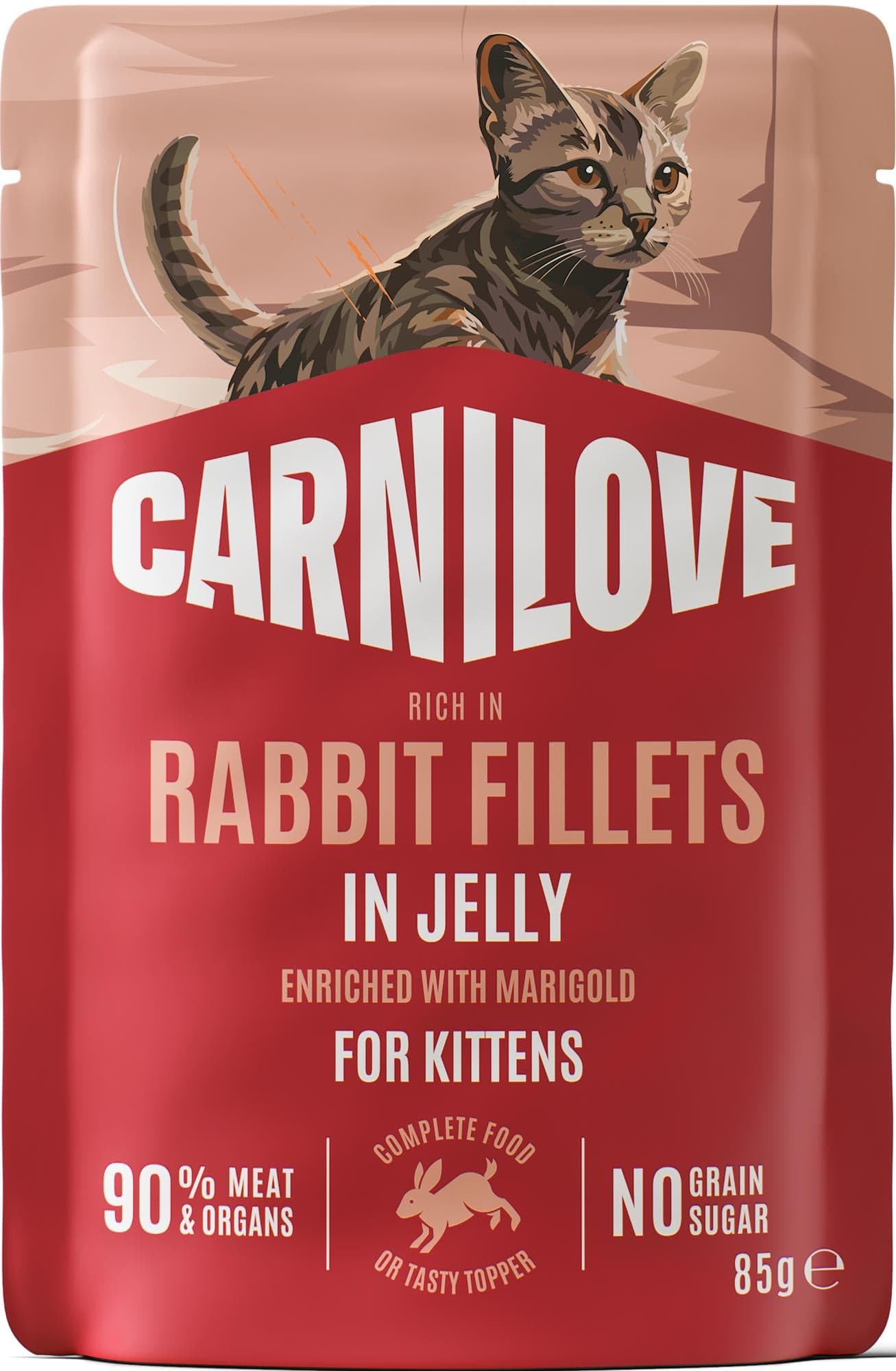 Carnilove Kapsička pro kočky králík a měsíček 85 g