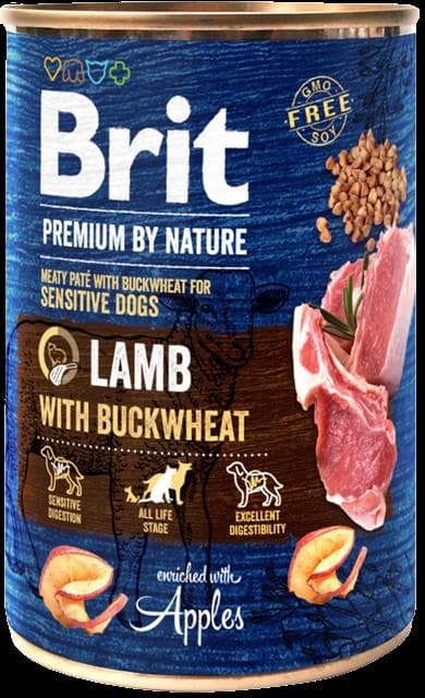 Brit Premium by Nature Lamb with Buckwheat konzerva pro psy
