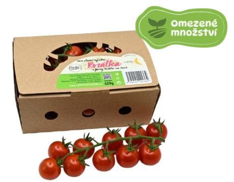 Rohlík.cz Rajčata cherry na větvičce Rozálka, balení