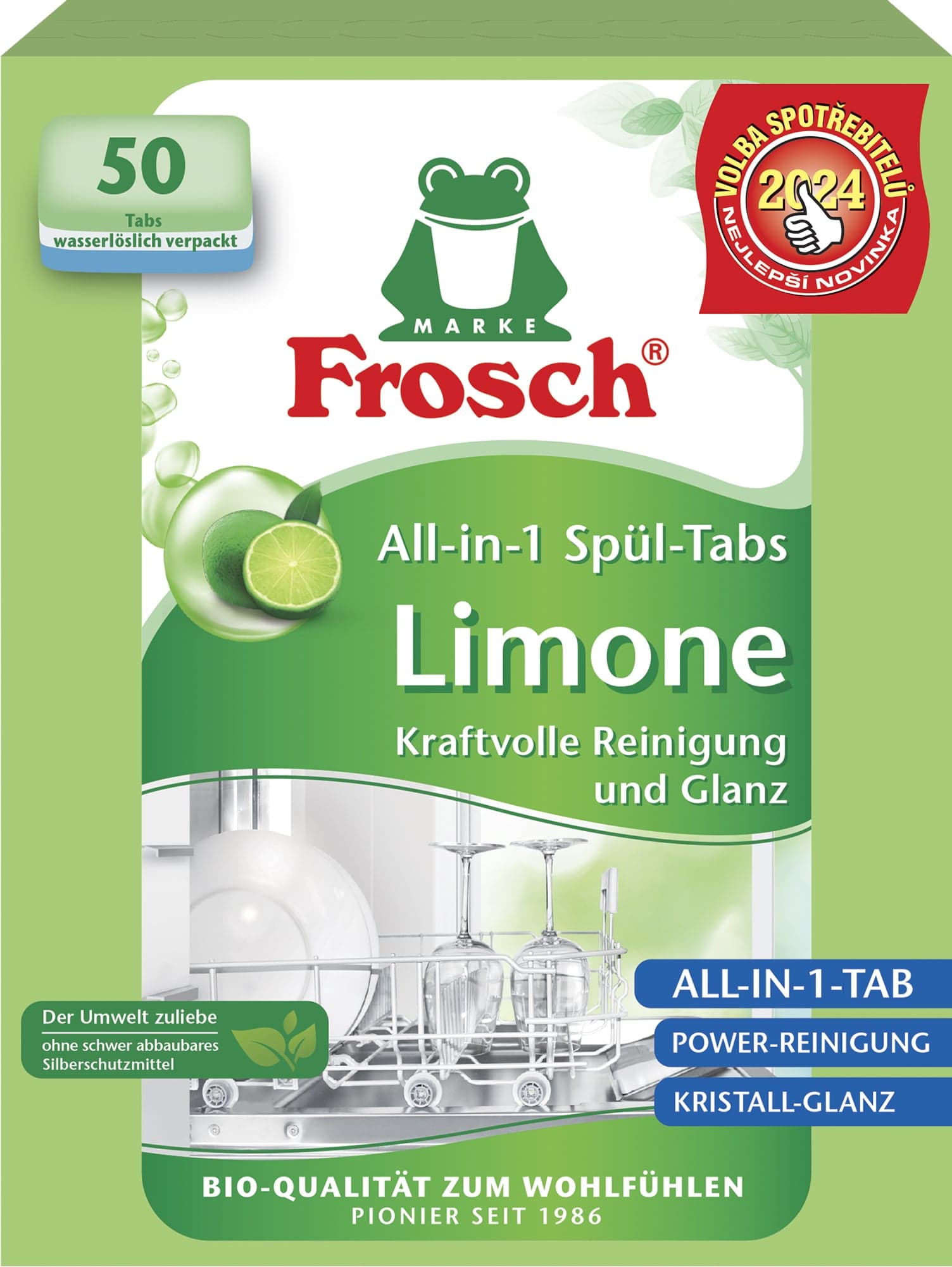 Frosch EKO All-in-one tablety do myčky citron