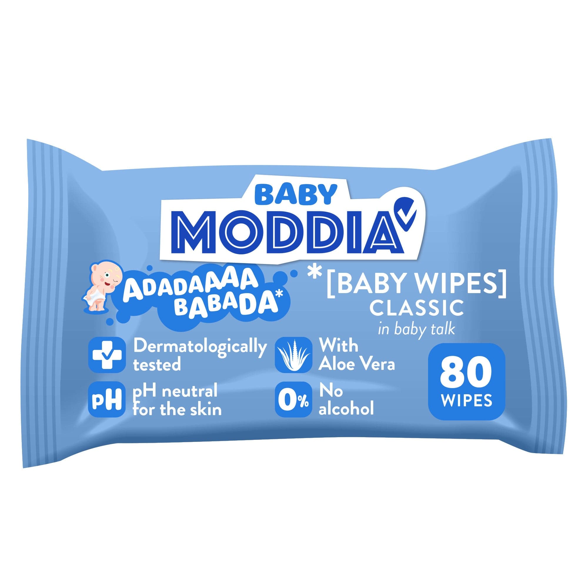 Moddia BABY Dětské vlhčené ubrousky Classic