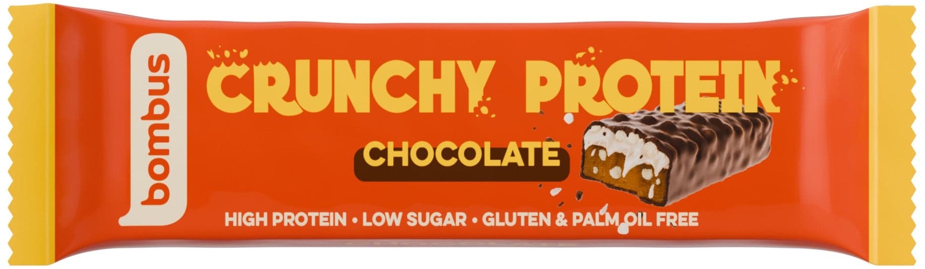Bombus Crunchy Chocolate proteinová tyčinka 50 g