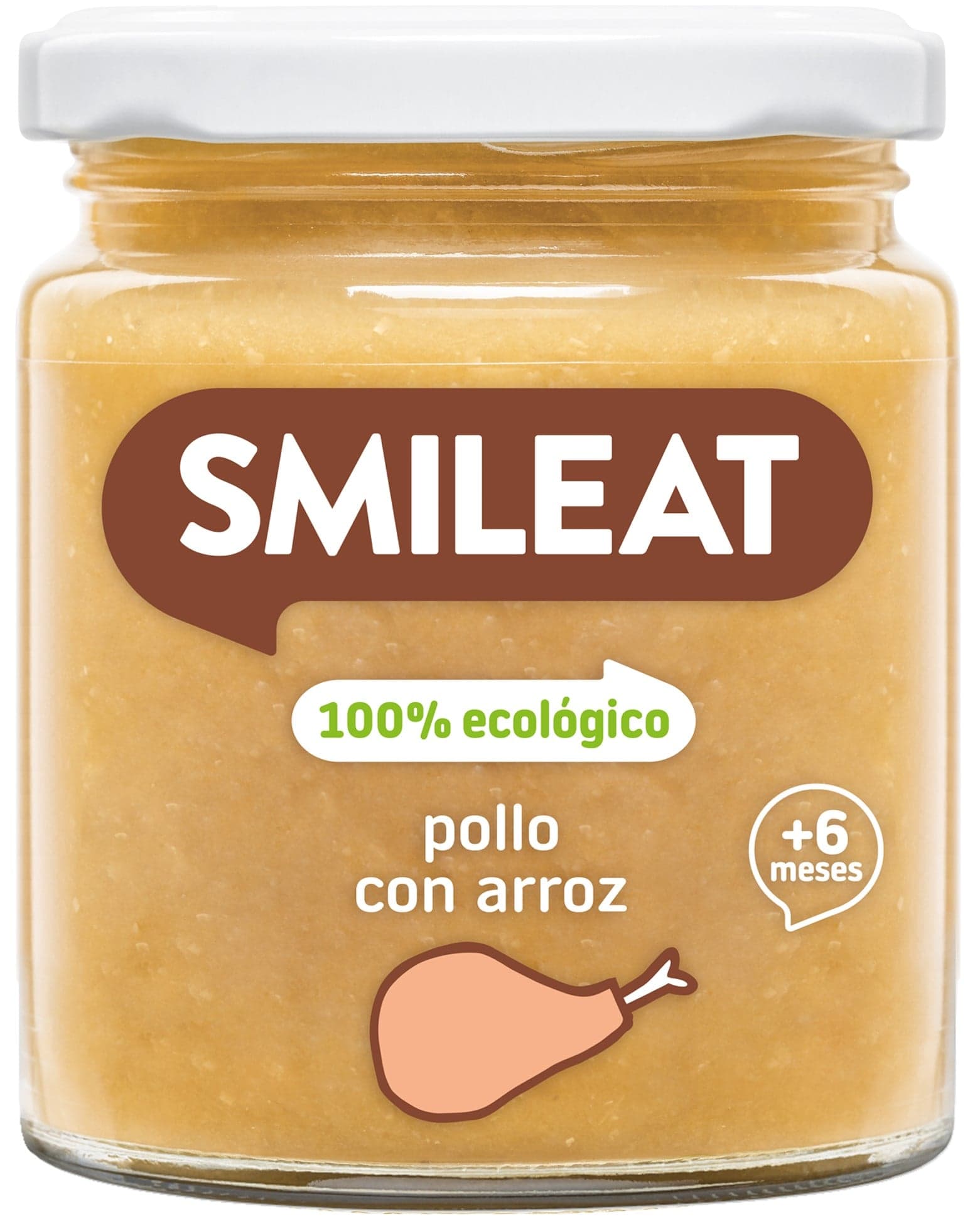 Smileat BIO Příkrm kuře s rýží, zeleninou a extra panenským olivovým olejem 230 g