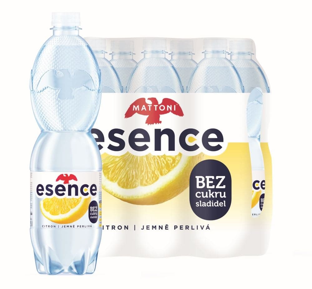 Mattoni Esence citronu jemně perlivá (6x0,75l)