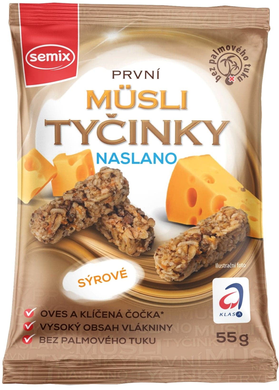 Semix Müsli tyčinky naslano sýrové