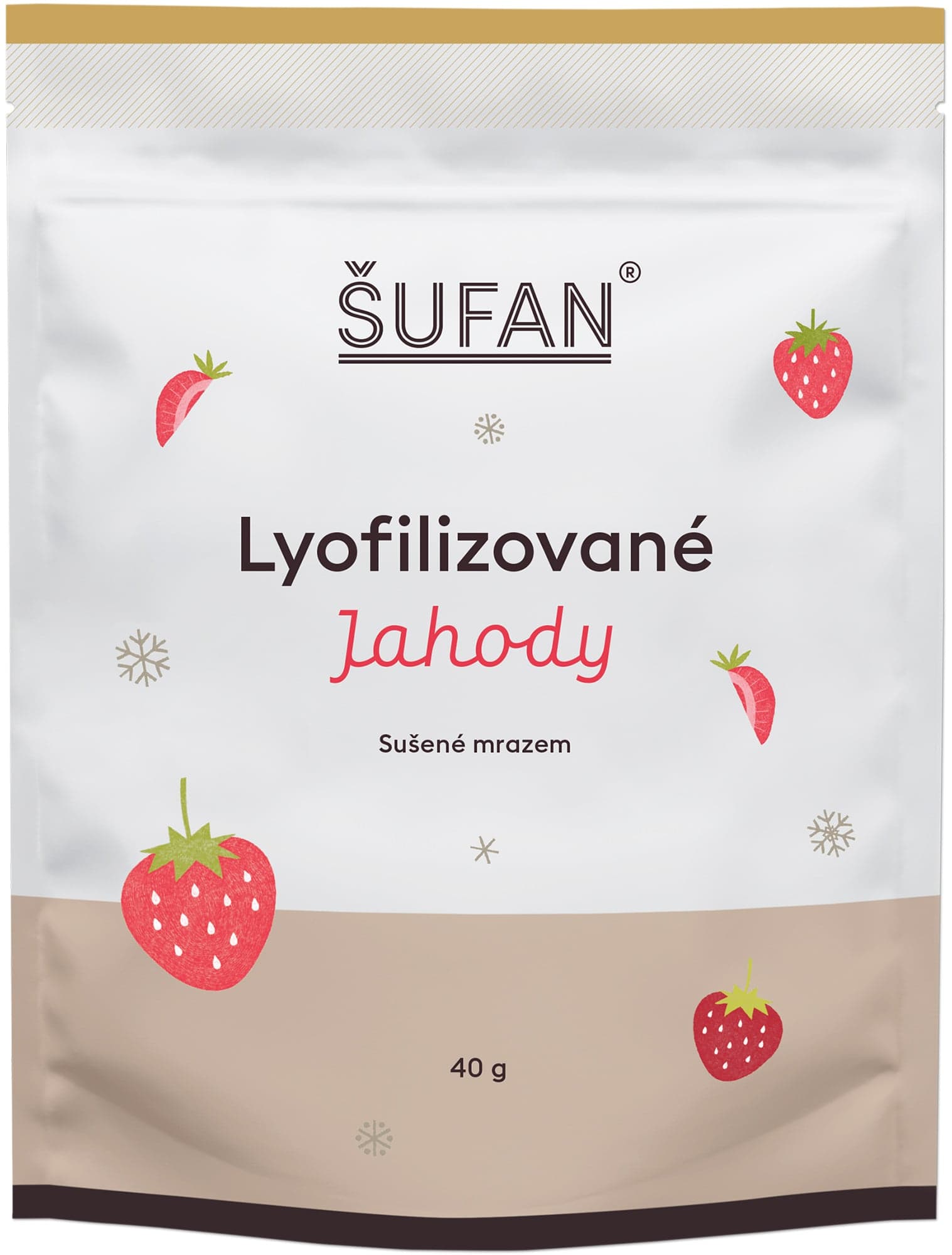 Šufan Jahody lyofilizované 40 g