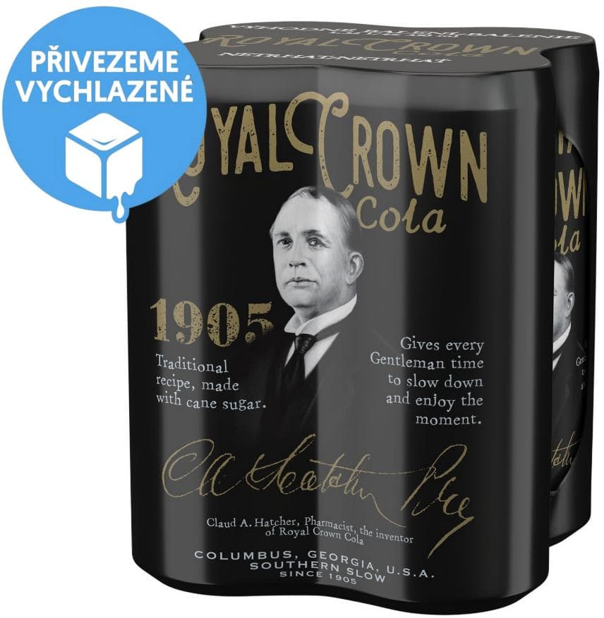 Royal Crown Cola classic plech (4×330 ml)