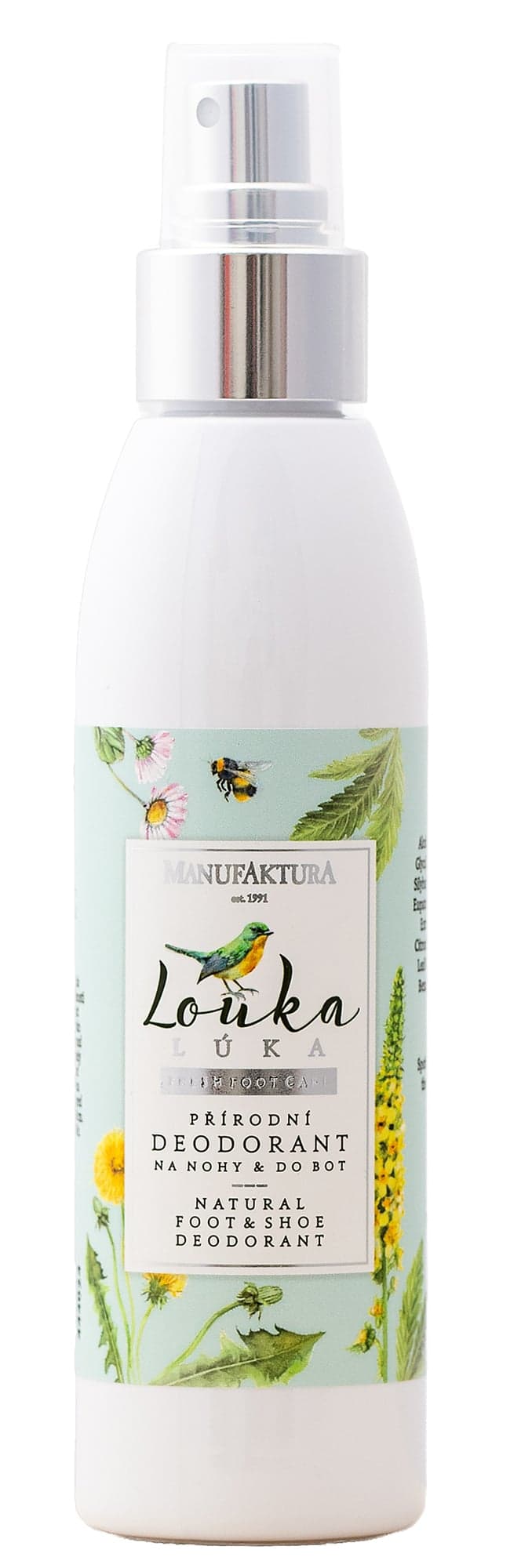 Manufaktura Svěží přírodní deodorant na nohy & do bot Louka