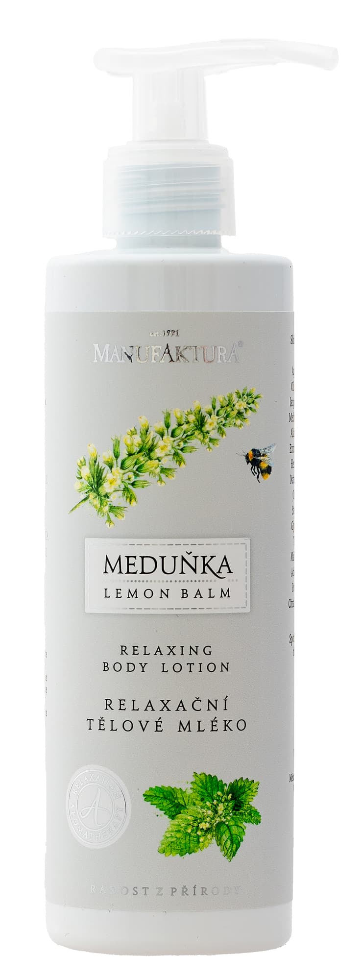 Manufaktura Relaxační tělové mléko Meduňka