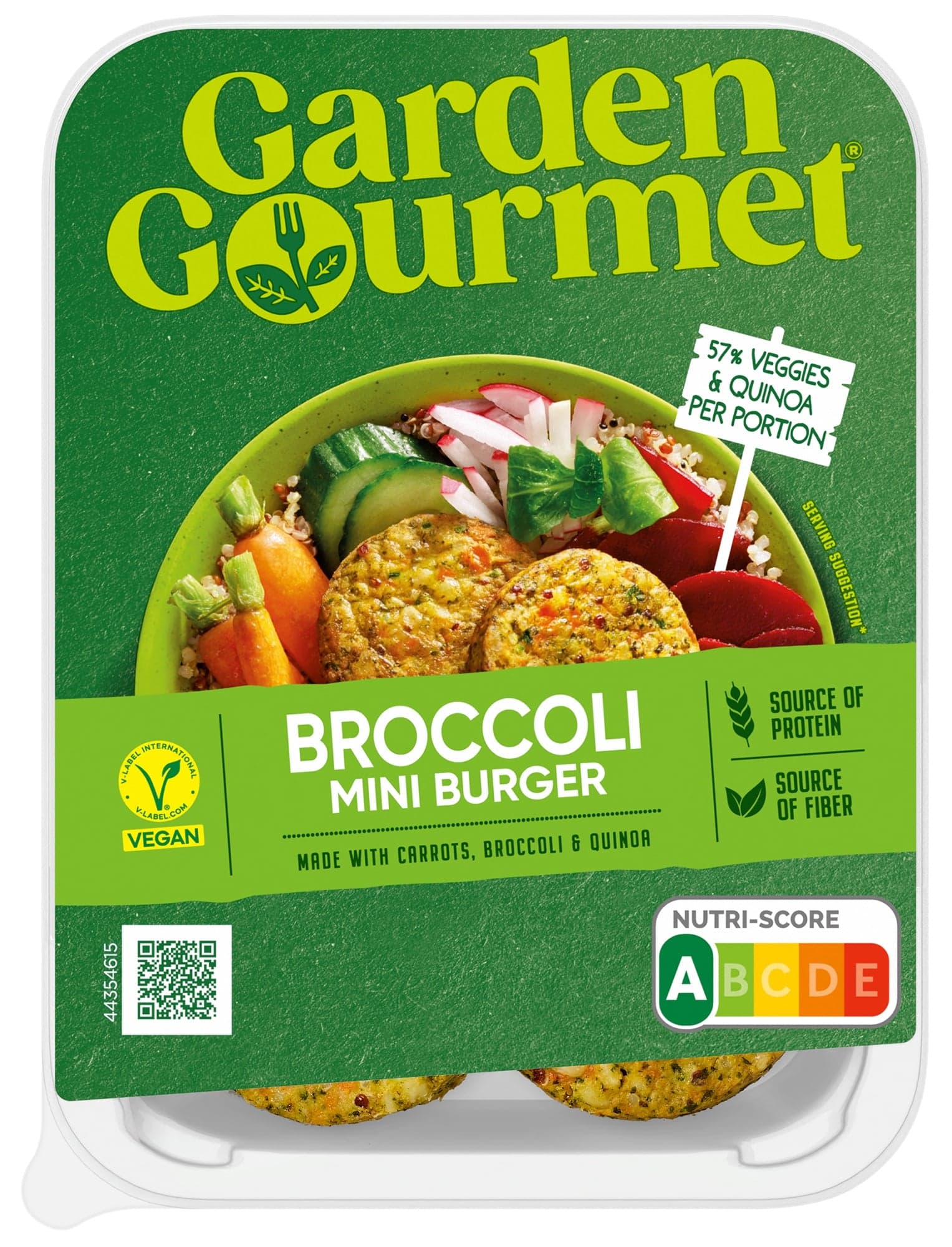 Garden Gourmet Veganský mini burger s brokolicí